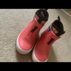 Toddler Burberry Rainboots